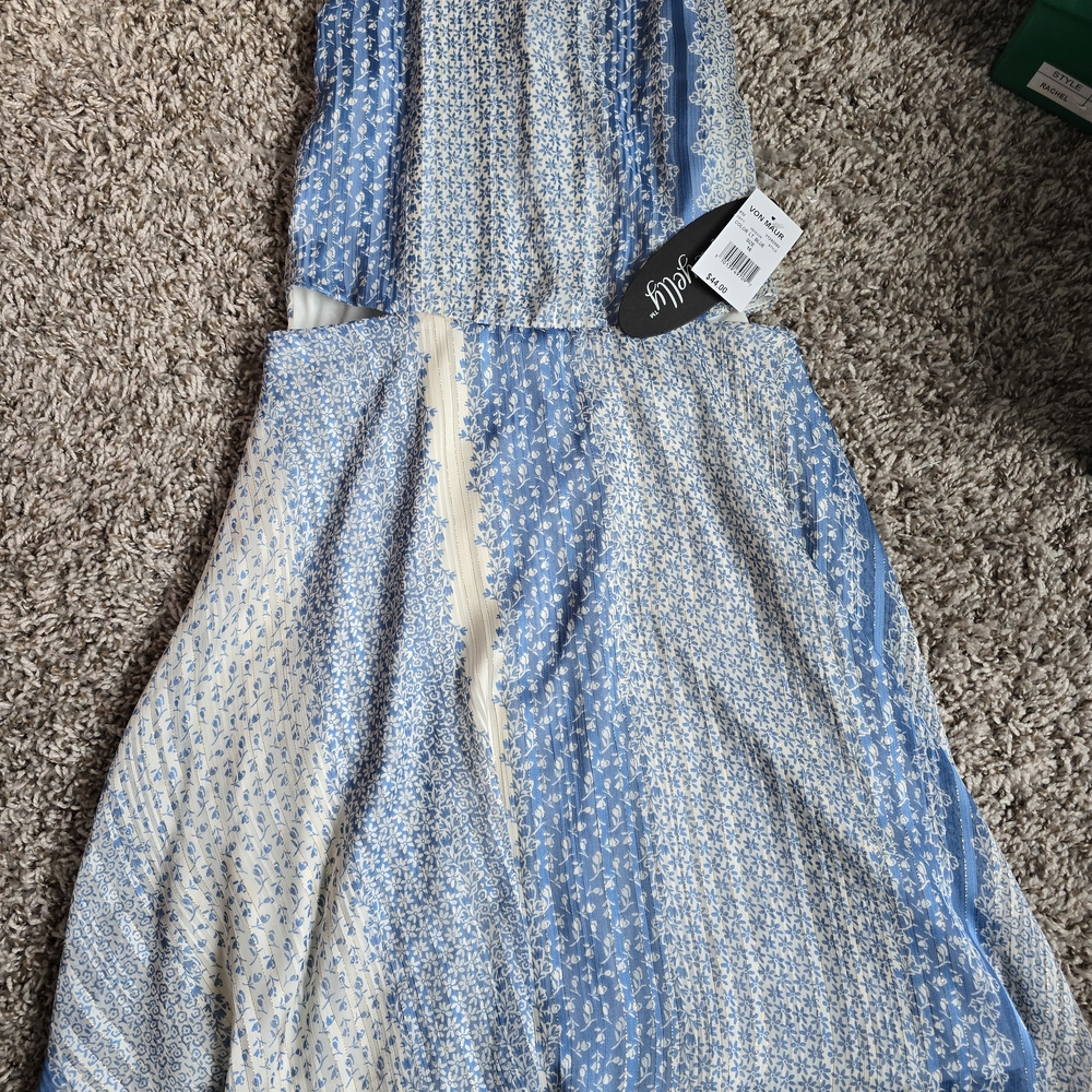 Blue Floral Kids Dress